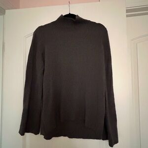 LOFT cowl neck grey sweater